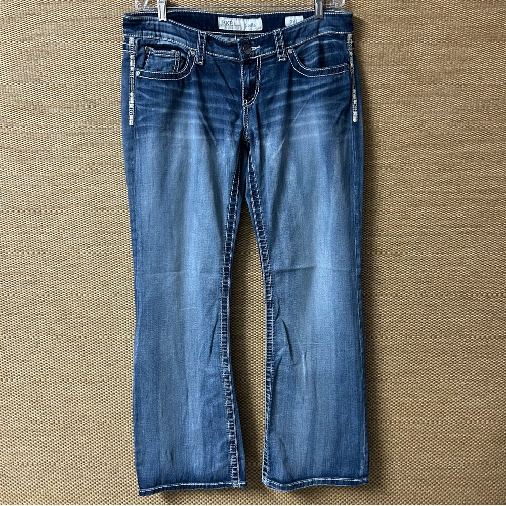BKE Stella Jeans Womens 29L Blue Denim Bootcut